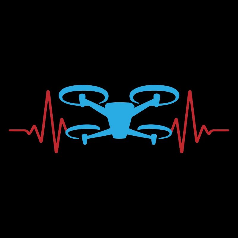 Heartbeat Drone Drone ECG | Les couleurs peuvent être changées