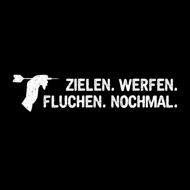 Dart Zielen Werfen Fluchen Nochmal