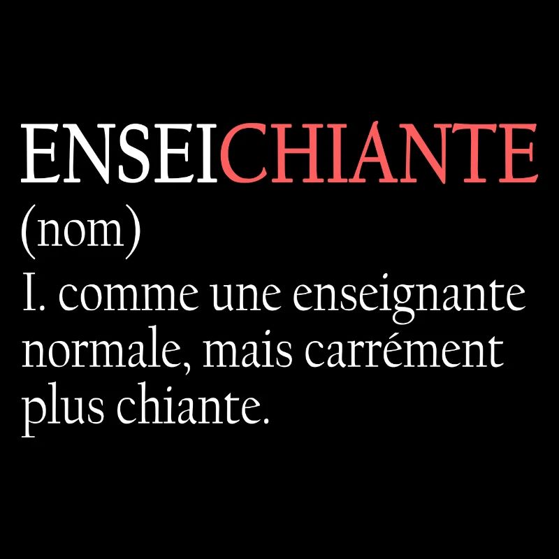 Enseichiante Prof Enseignante Humour