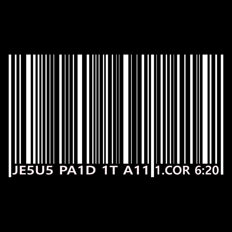 Jesus paid it all / Strichcode / 1. Korinther 6:20