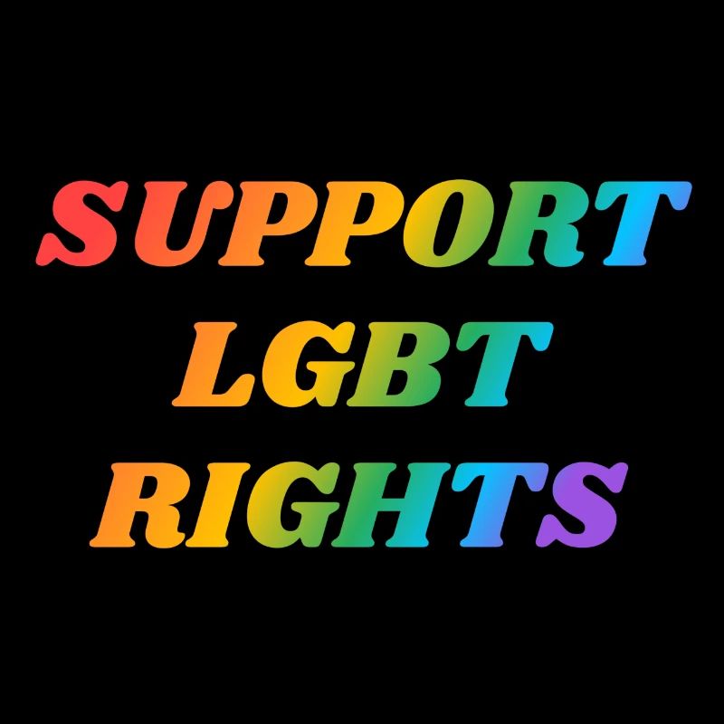Support LGBT Rights Rainbow