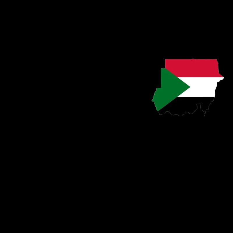 Free Sudan, Free Sudan Flag Map, Support Sudan