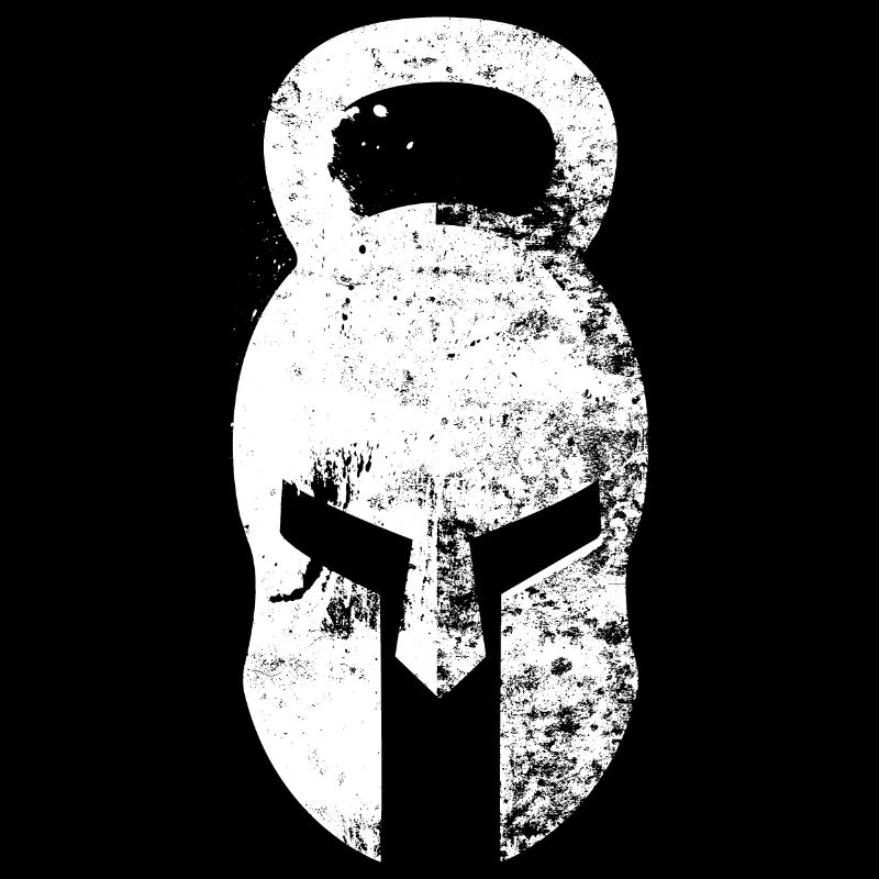 Spartan helmet kettlebell