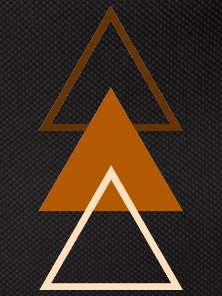 brown triangles