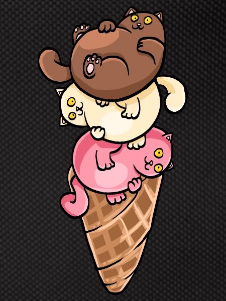 Chats et glaces