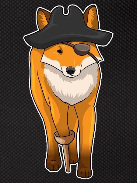 Fox Pirate Eye Patch