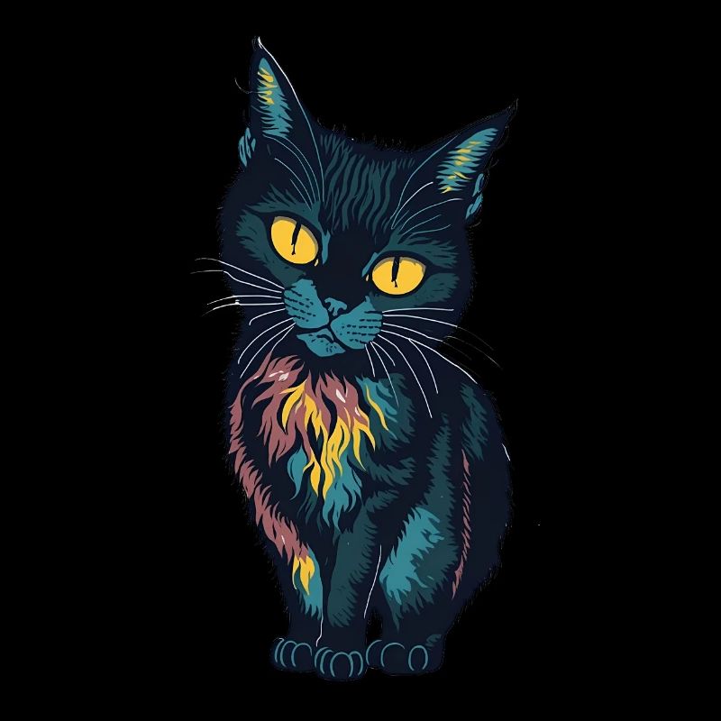 Petit chat noir