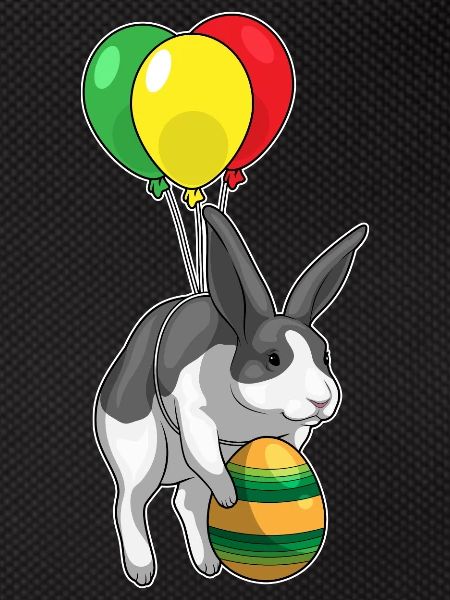 Bunny Easter Balloon