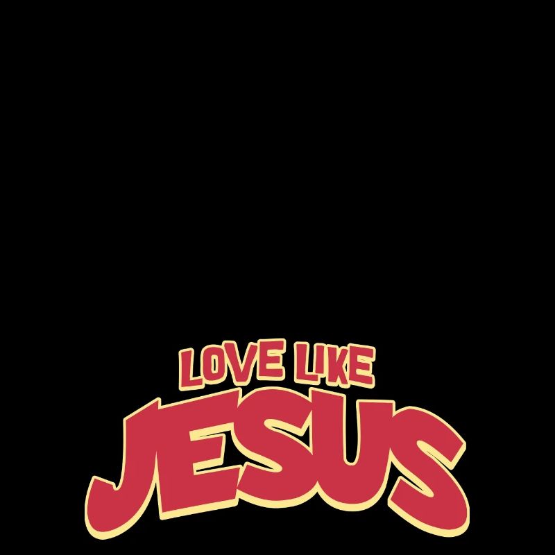 Amour comme Jésus Style d’affiche de film