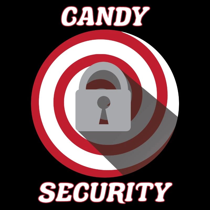 Candy Security Kids Parents Matching Birthday