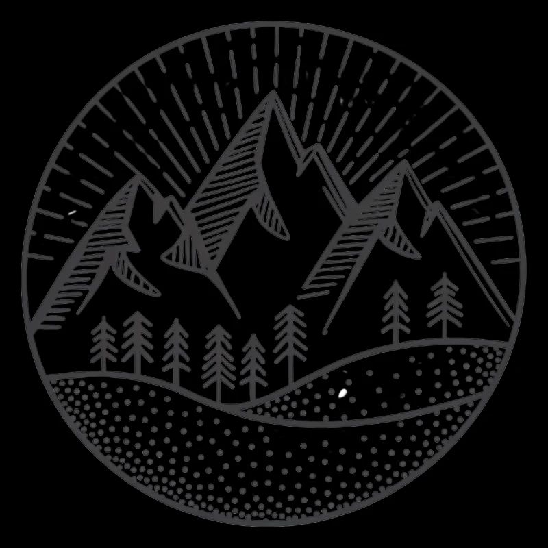Mountain drawing