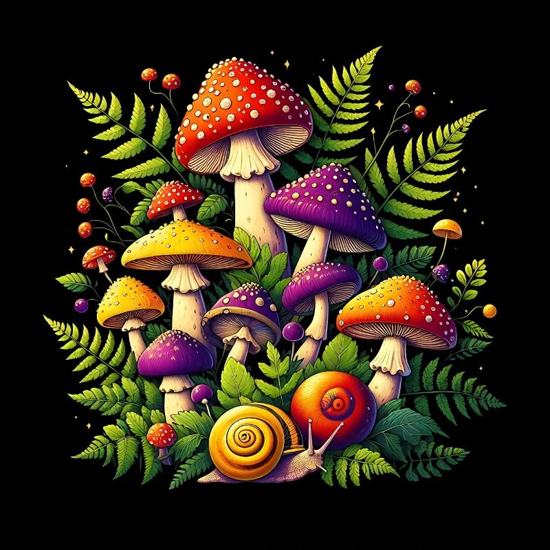 Mushrooms Magic Mushrooms Plain