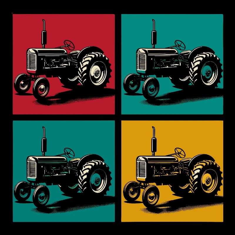 Retro-Oldtimer-Traktor