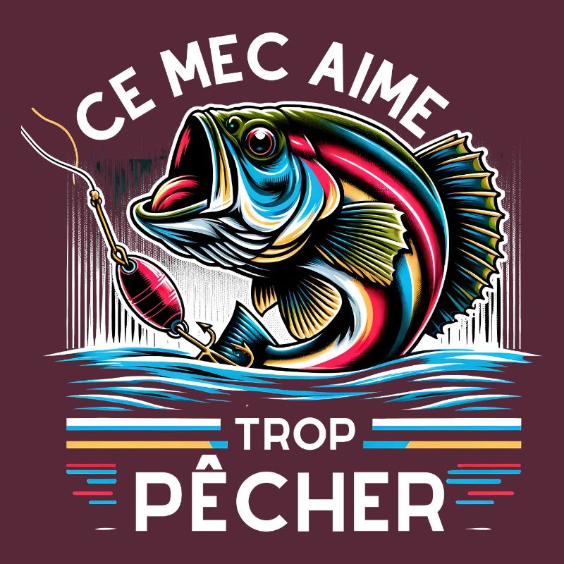ce mec aime trop pêcher