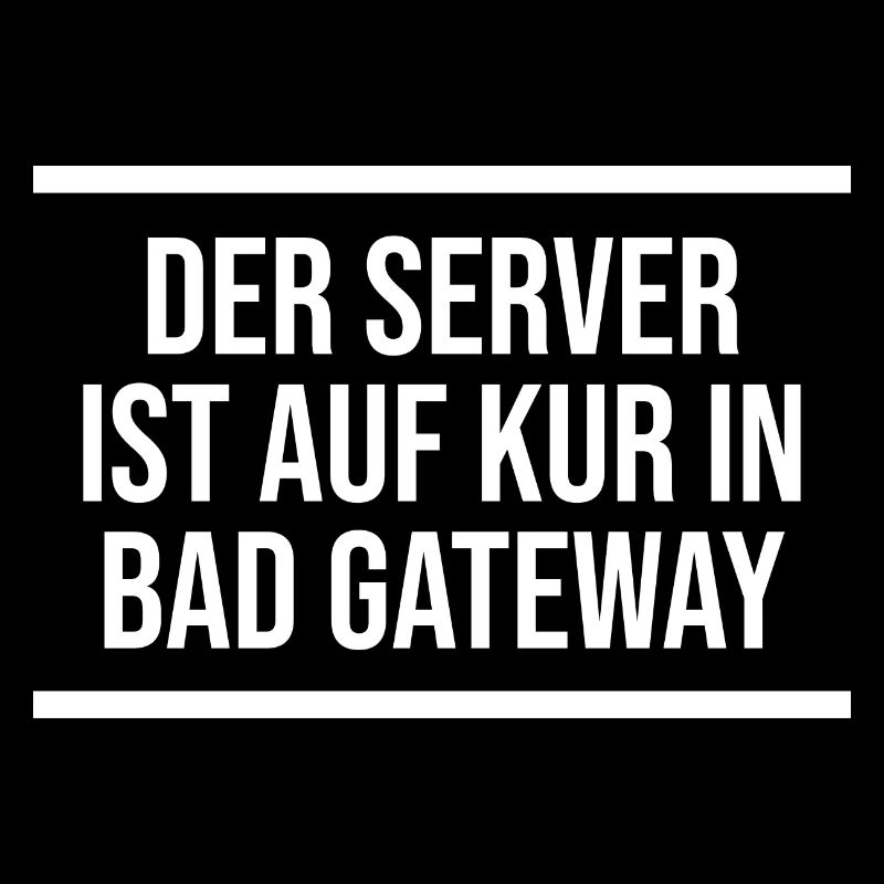 Der Server ist auf Kur in Bad Gateway