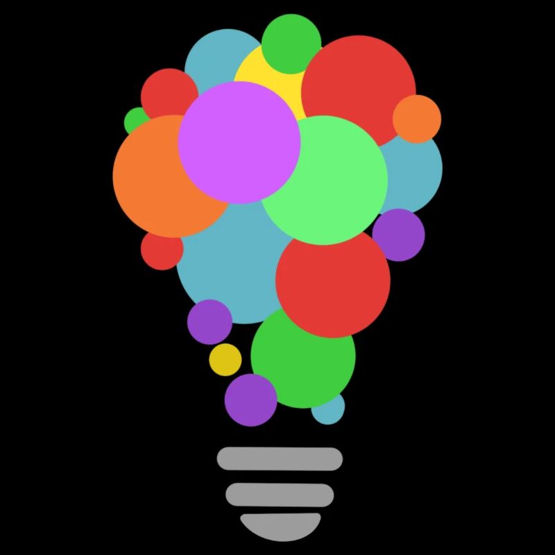 CREATIVITY lightbulb