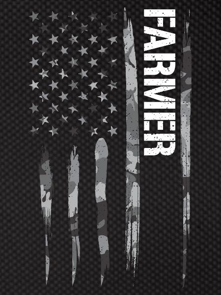 Farmer - American Flag