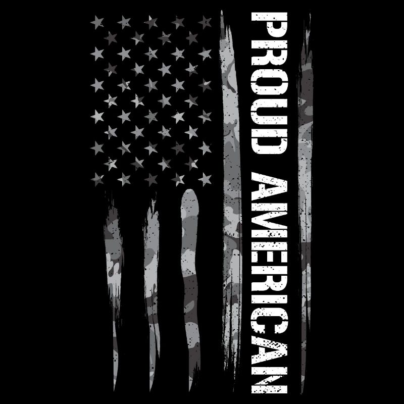 Fier Américain - Drapeau américain