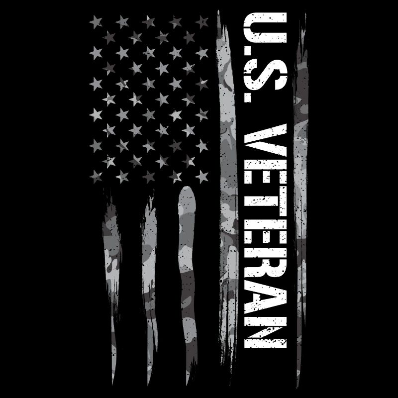 Vétéran américain - Drapeau américain