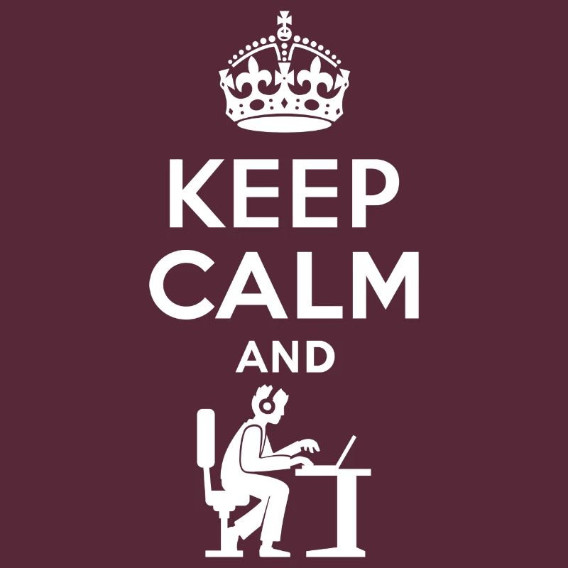 Keep Calm - Nerd - Programmieren - Gamen