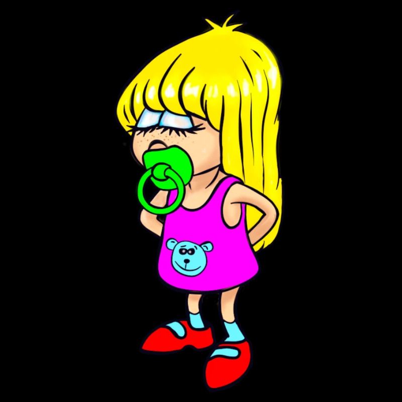 Child with pacifier