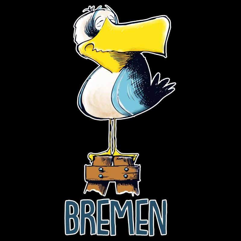 lustige Moewe aus Bremen