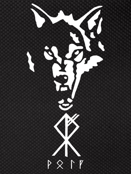 Wikinger-Rune des Wolfes