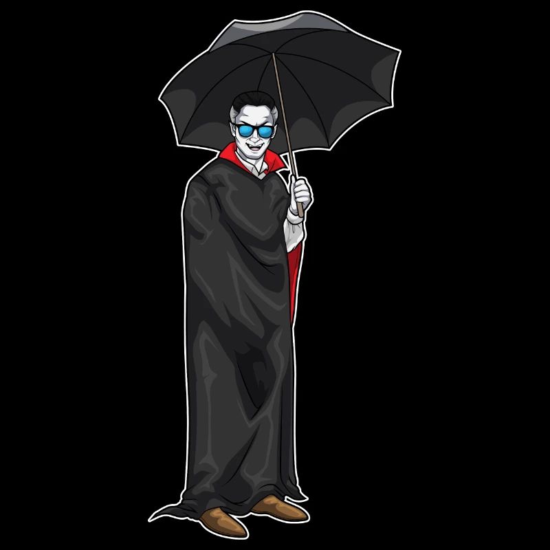 Vampir Halloween Regenschirm