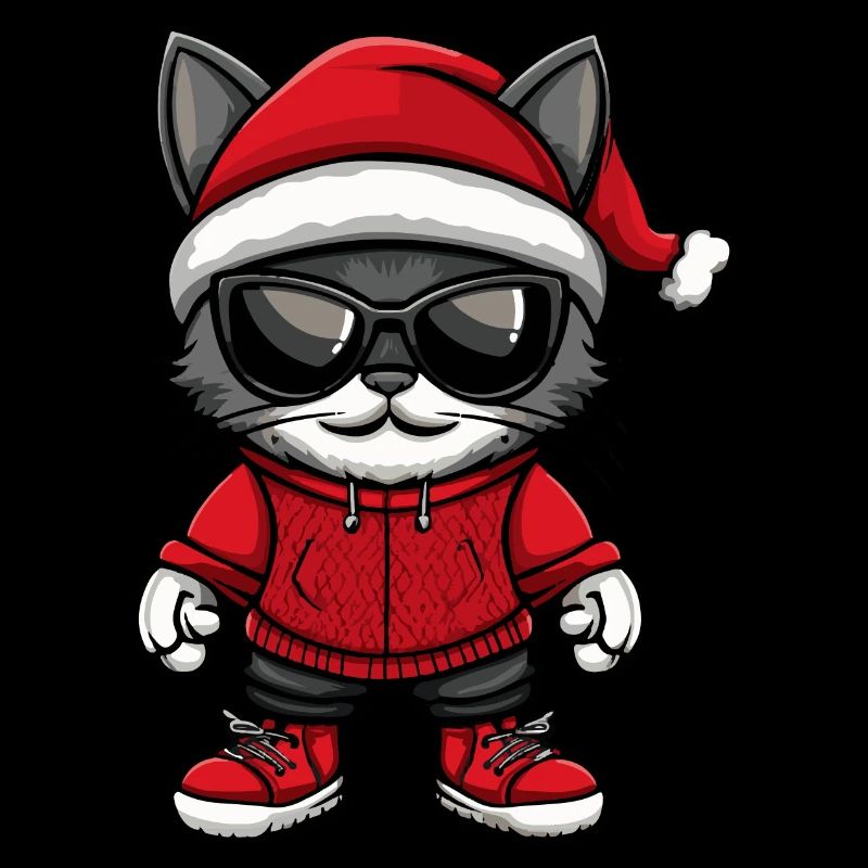 Noël de chat Noël laid