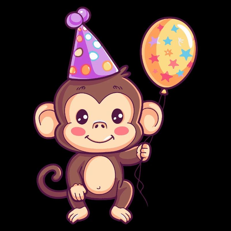 Singe Anniversaire Bébé
