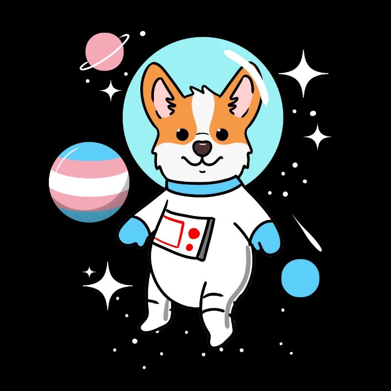 Corgi Space Trans Pride