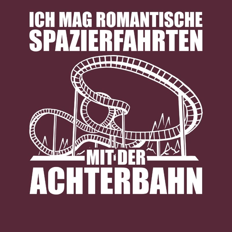 Mit der Achterbahn Freizeitpark Rollercoaster