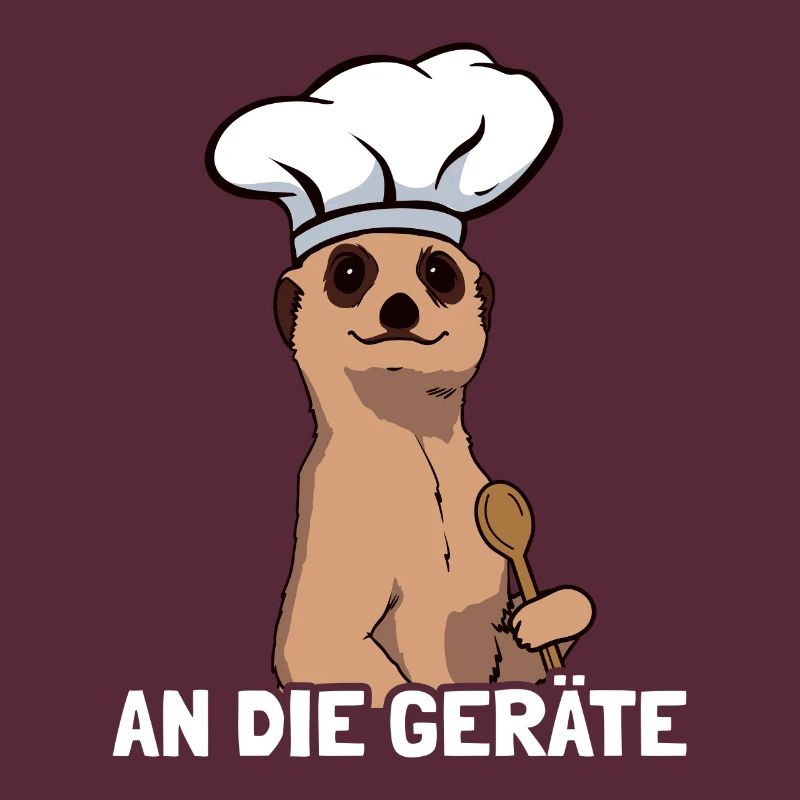 An die Geräte Erdmännchen Koch Backen Bäcker