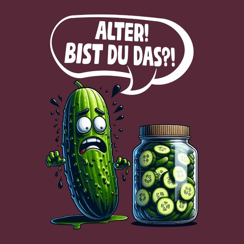Âge! C’est toi?! Cornichon de concombre Amateurs de concombre