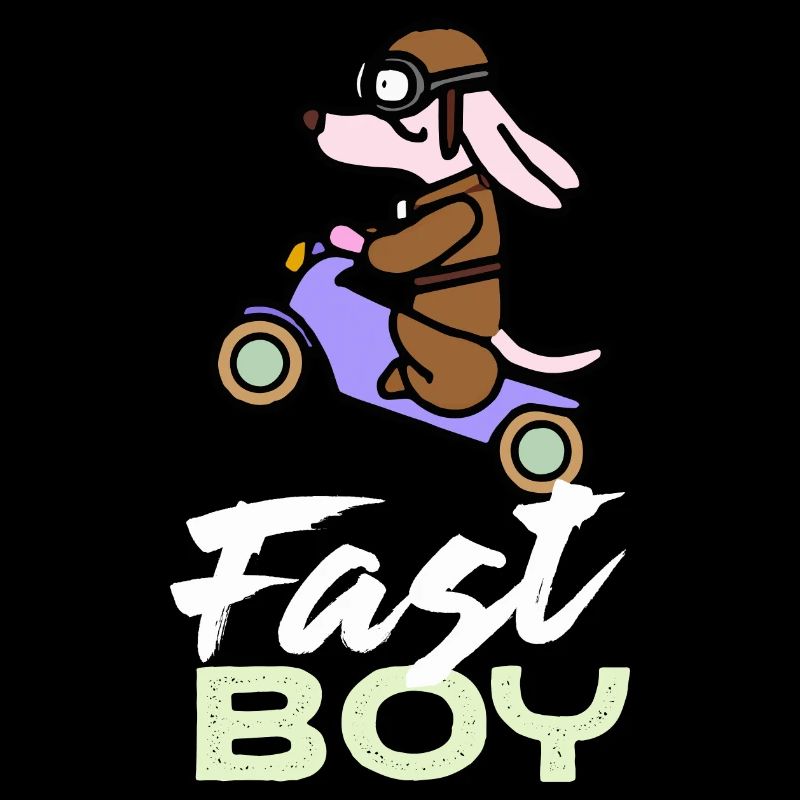 Fast Boy Dackel Hund Geschenk Wiener Dog