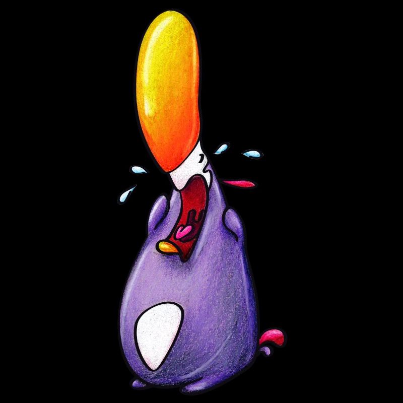 plärrender pinguin