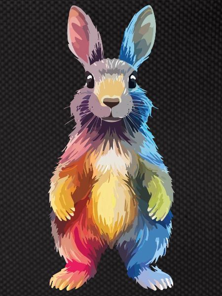 Bunter Hasenbär