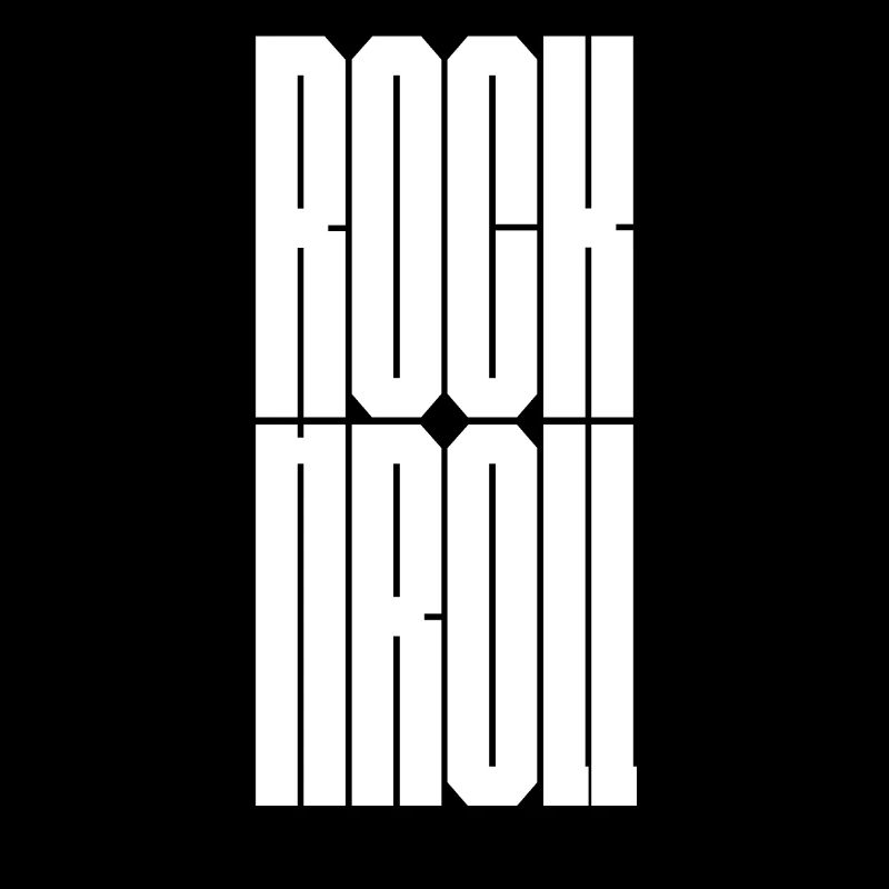 Rock and Roll bold logo design