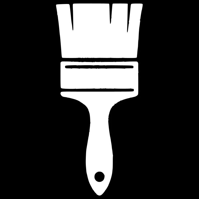 Painter Brush Icon Craft Vector
