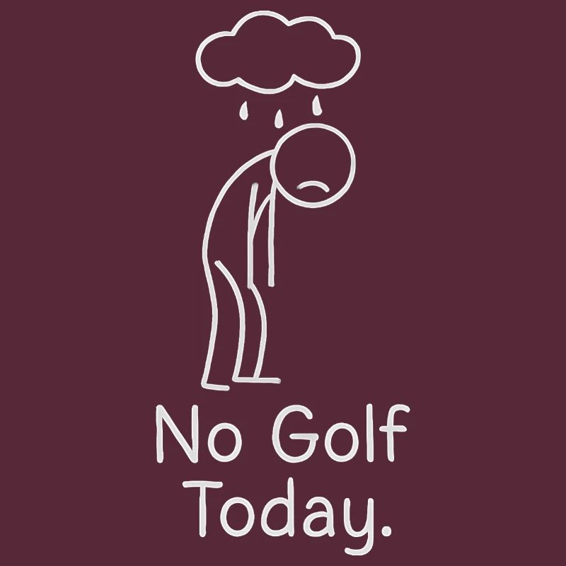 No Golf Today Golfer Gift Idea Golfer
