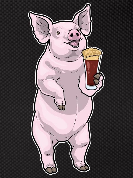 Schwein Bier