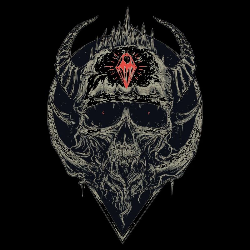 Devilish skull