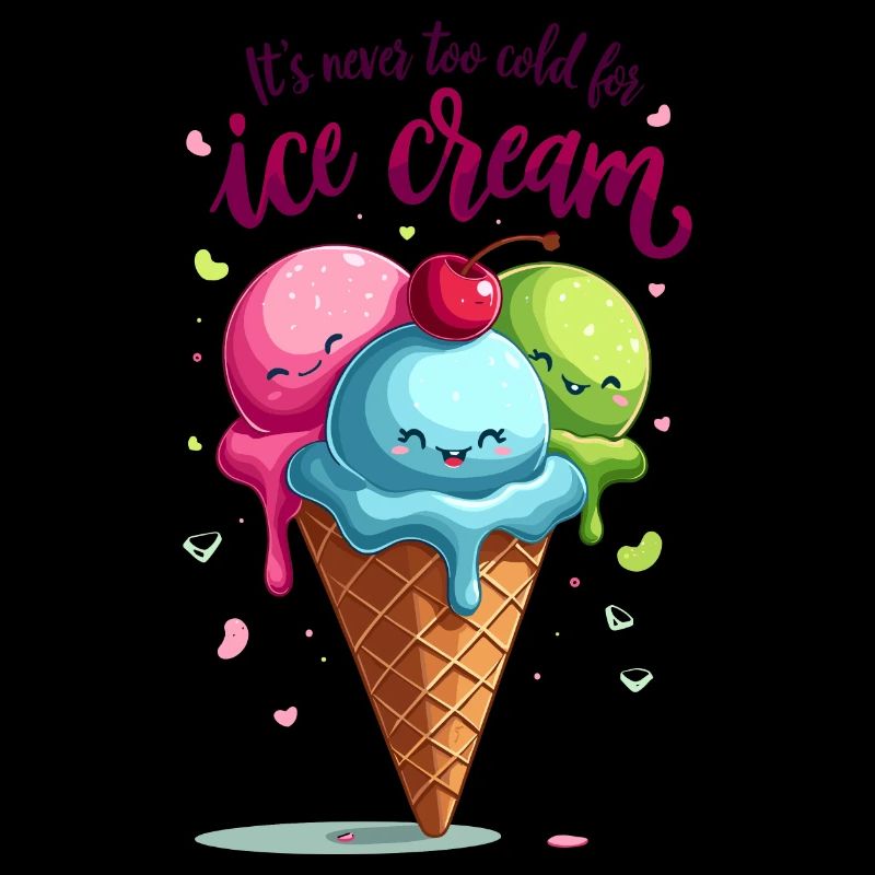 It's Never Too Cold For Ice Cream für einen Eis