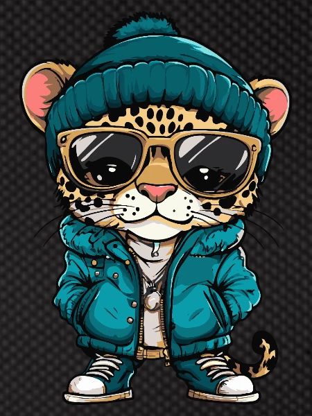 Leopard Cool Comic