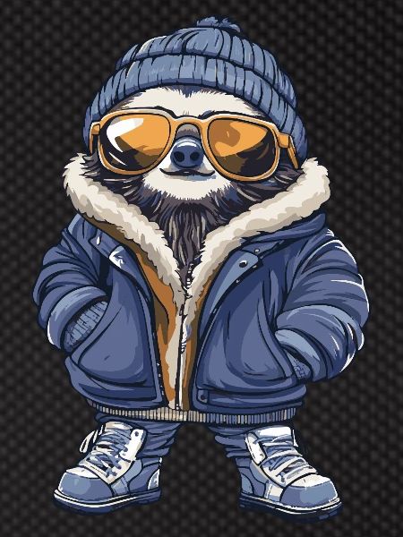 Sloth Cool Comic