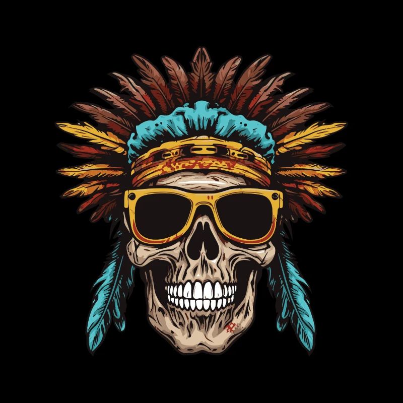 Crâne Apache Indien