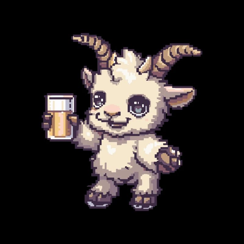 Mountain Goat Beer Pixel