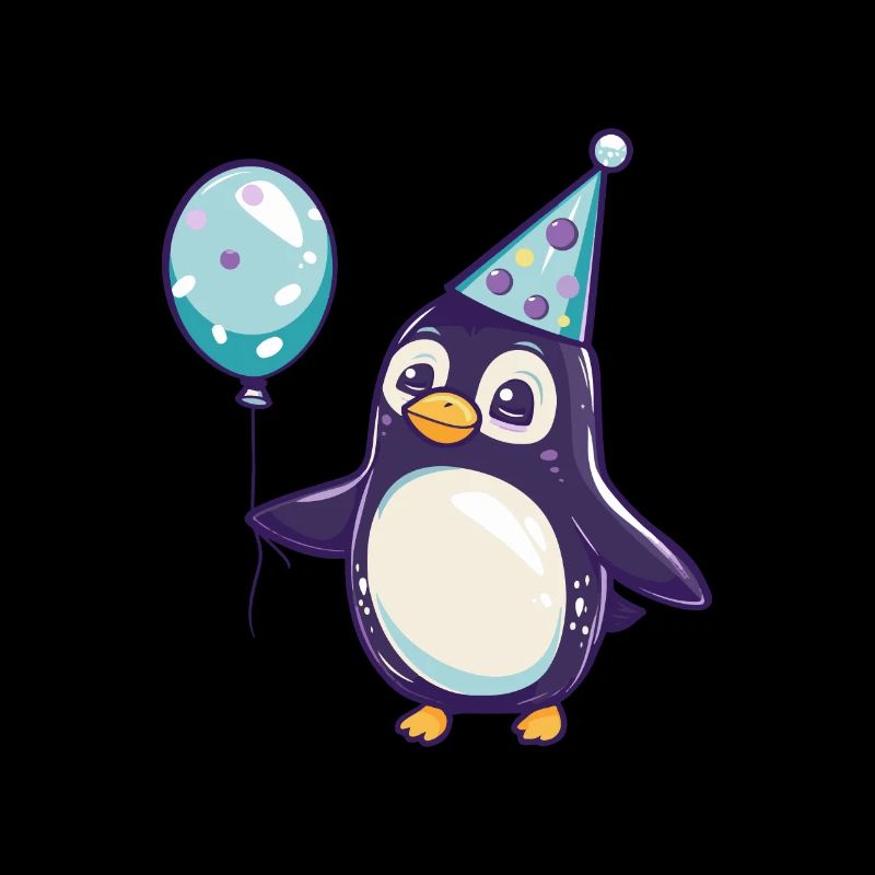Pinguin Geburtstag Comic