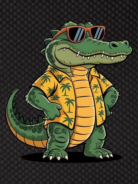 Alligator Funny Summer