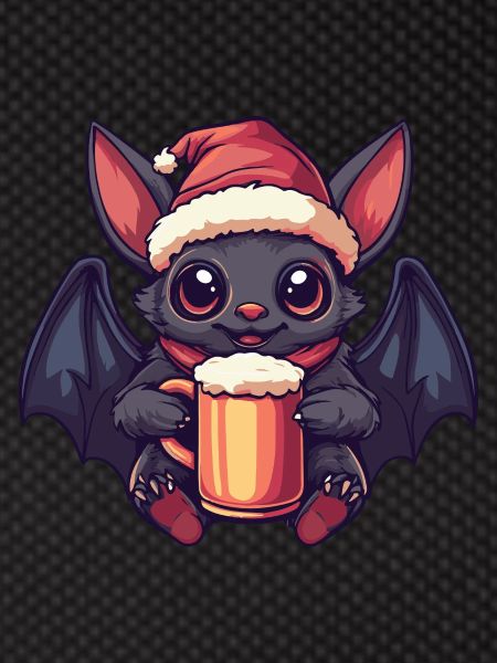 Bat Beer Xmas Christmas